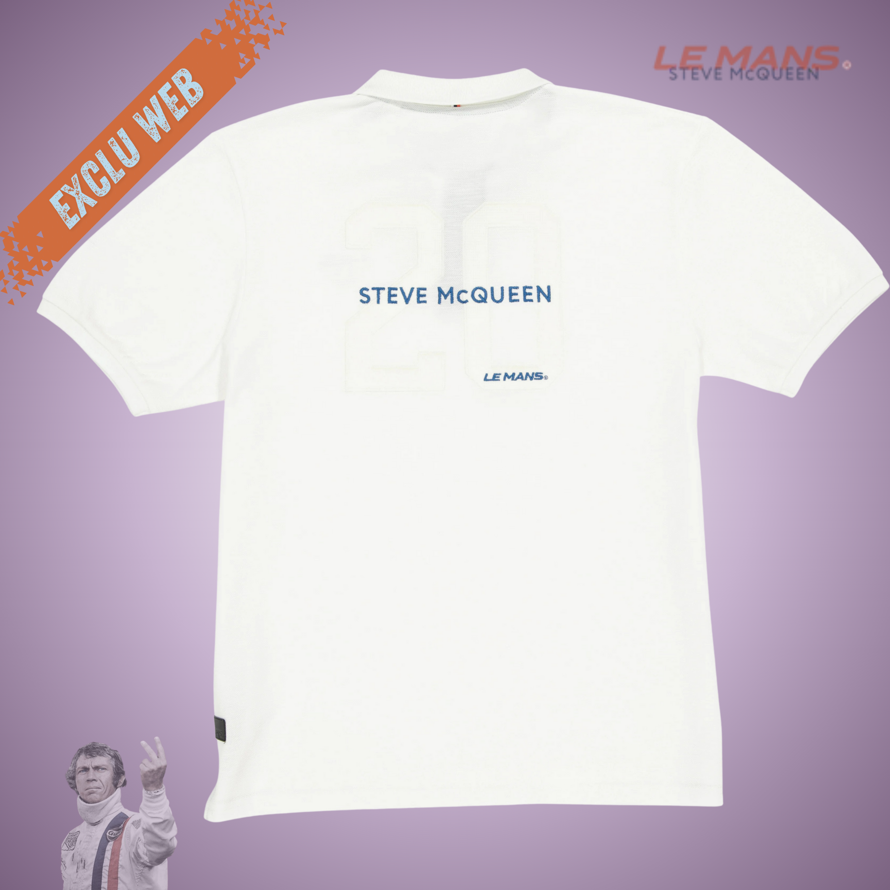 SMQ Polo MC 20 - ECRU - Du S au 3XL