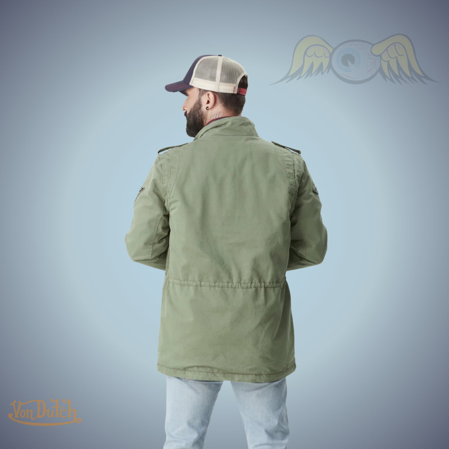 VD Veste Saharienne Militaire M65 - Kaki