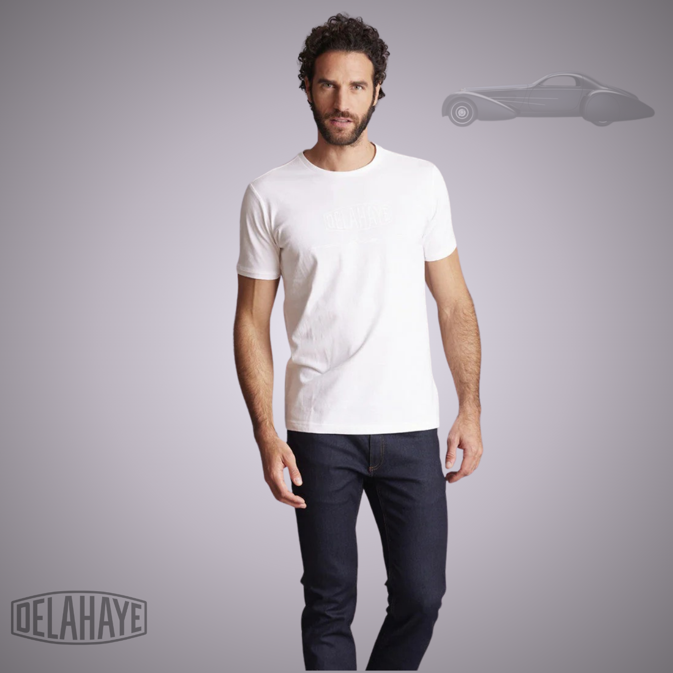 Delahaye Tee Shirt "Lovusantu" - Blanc Jusqu'au 4XL