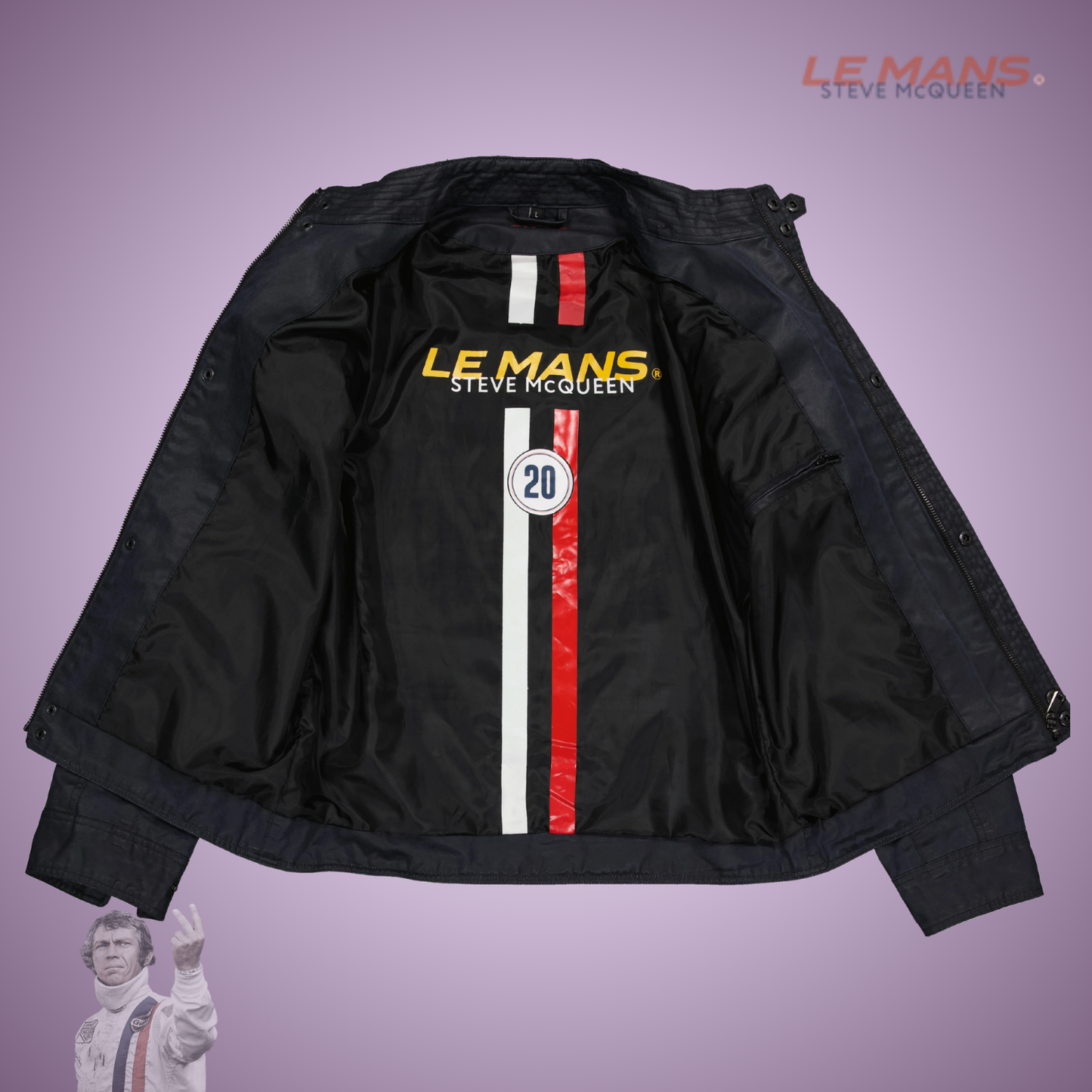 SMQ Veste BIKER Jusqu’au 3XL