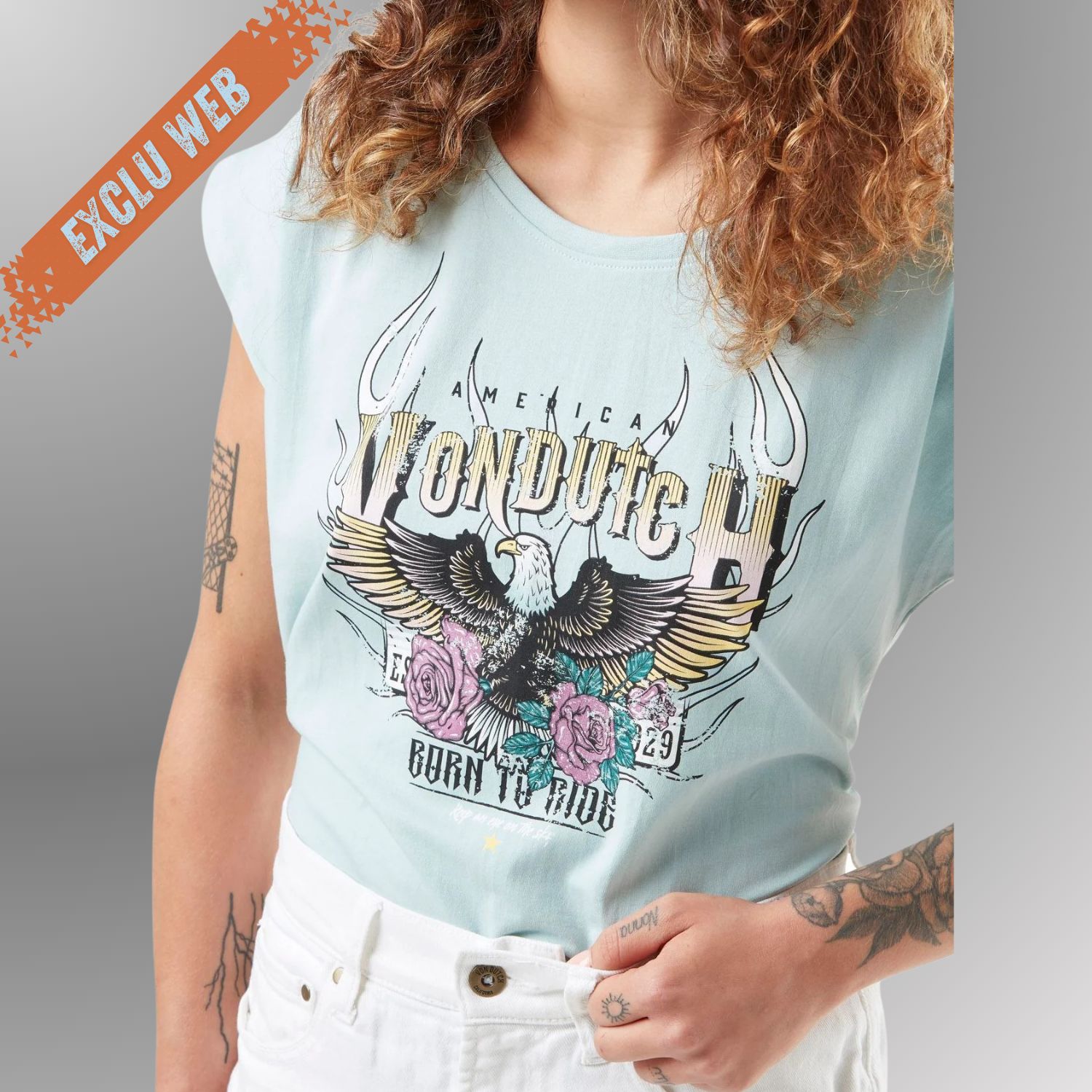 VD T-Shirt Femme EAG - Bleu (Exclu Web)