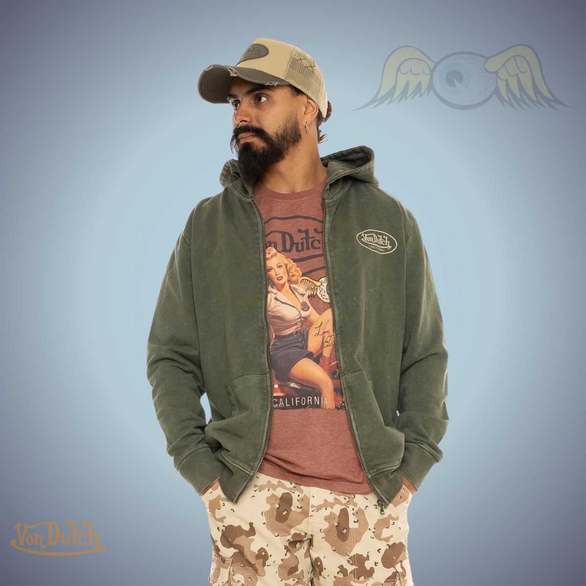 VD Sweat "Cruz" - Kaki