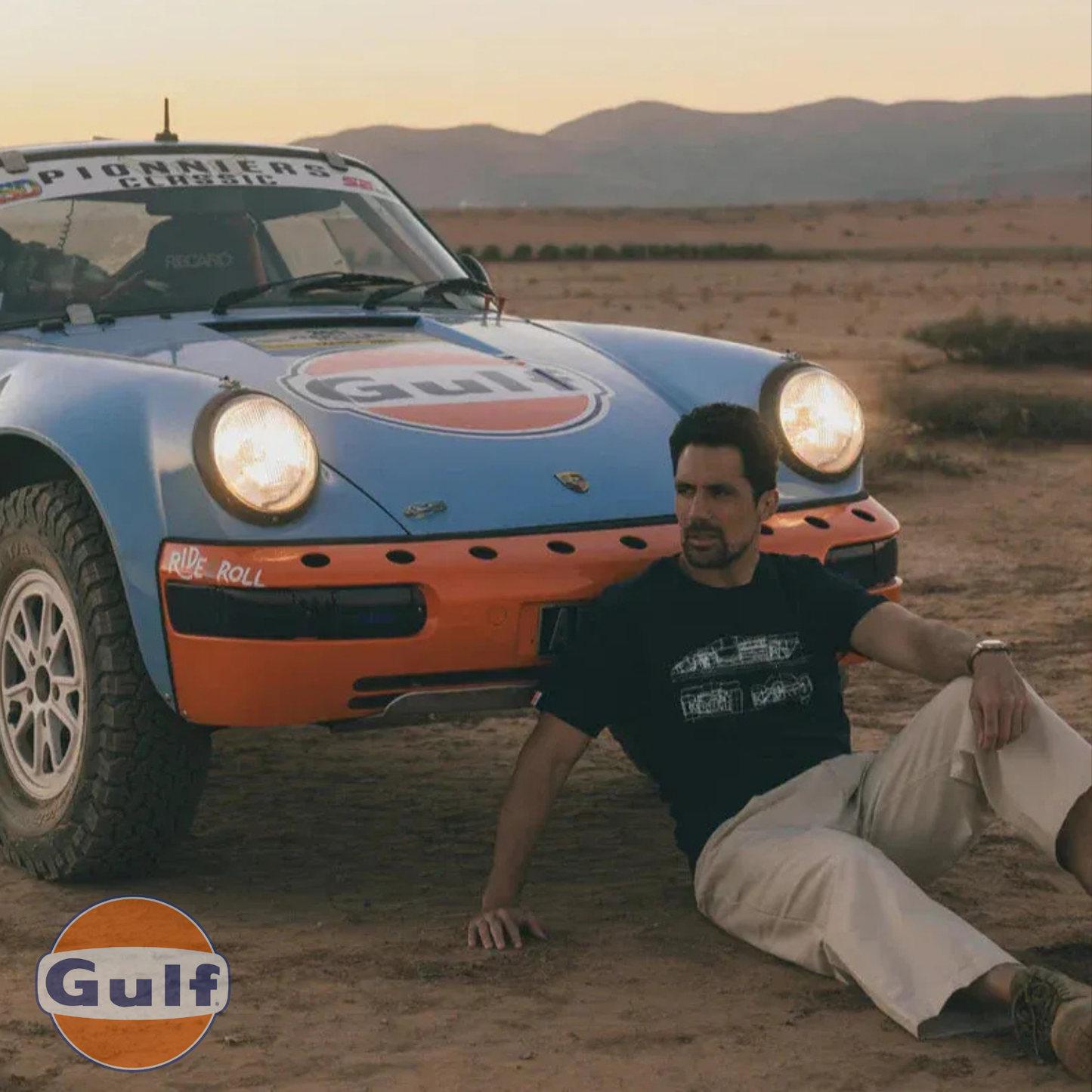Gulf Tee Shirt "Blue Print" - Marine