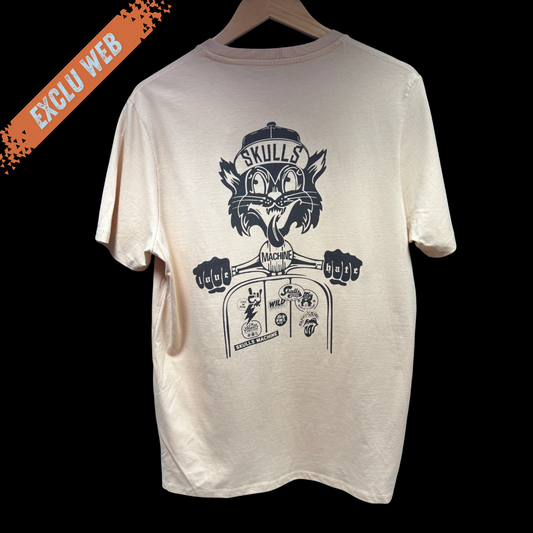 Skulls Machine Tee Shirt Print KULTE - Blossom -