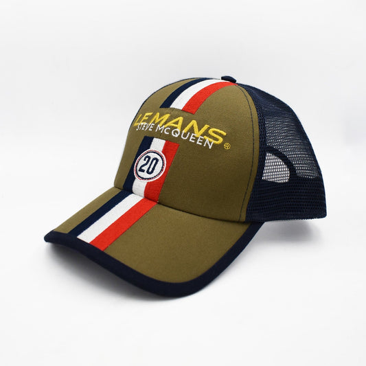 SMQ Casquette Racing 20 2 Tones - Kaki - Pau Motors Shop
