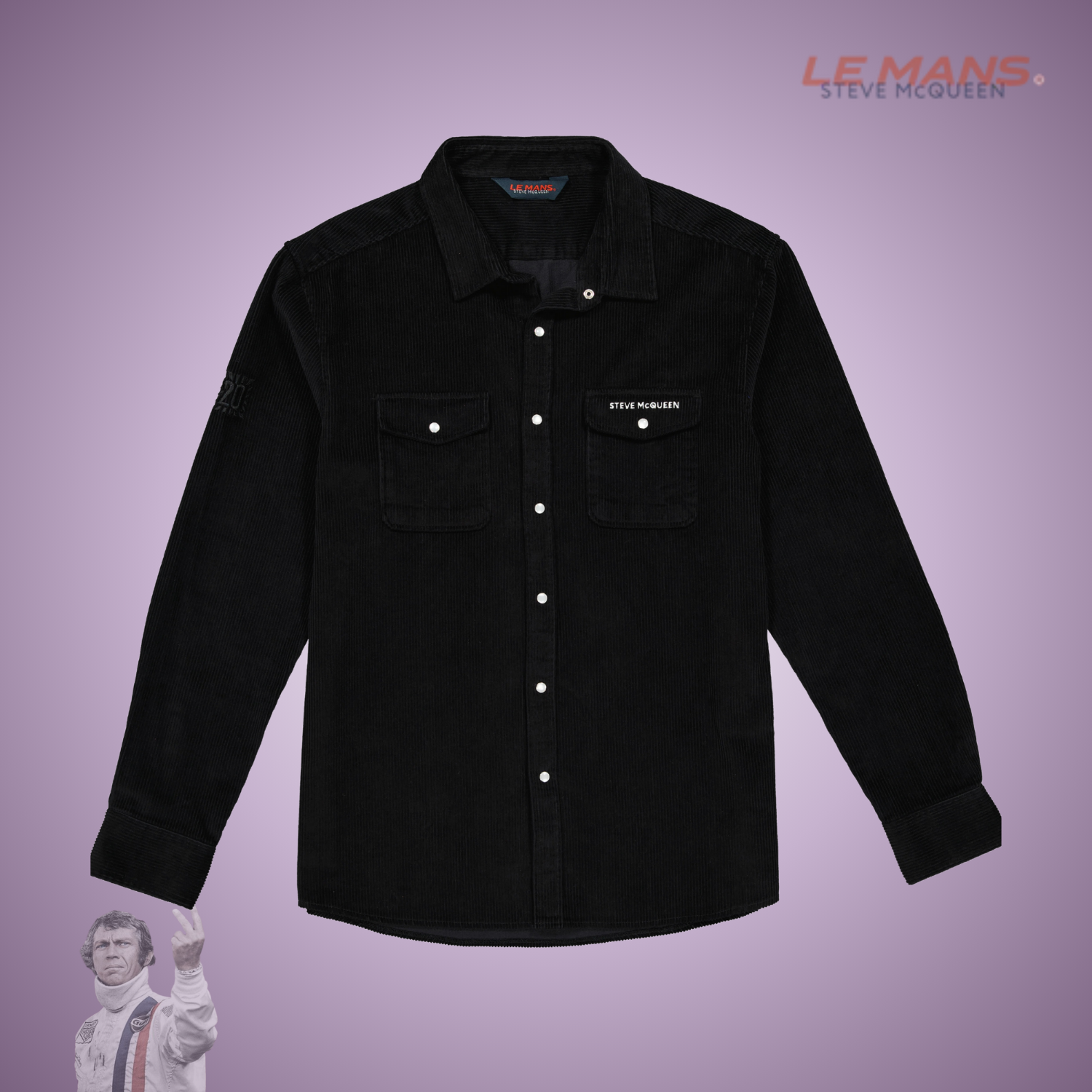 SMQ Chemise CORDUROY - Noir