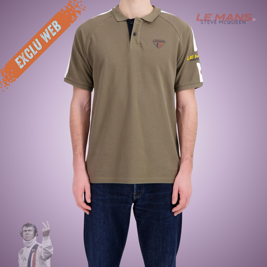 SMQ Polo RACING - Kaki
