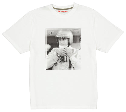 SMQ T-Shirt PORTRAIT - Blanc - Pau Motors Shop