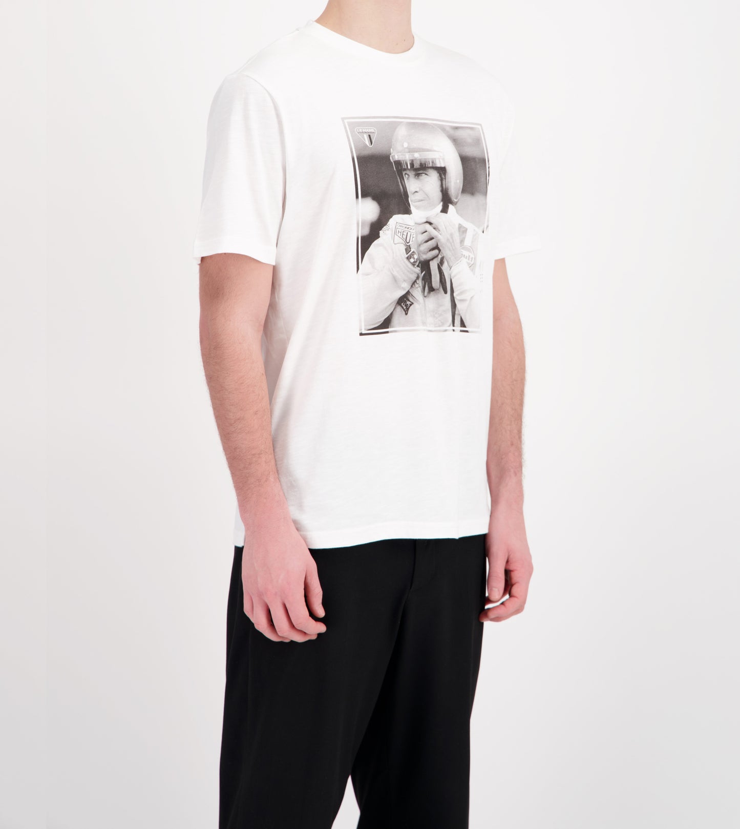 SMQ T-Shirt PORTRAIT - Blanc - Pau Motors Shop