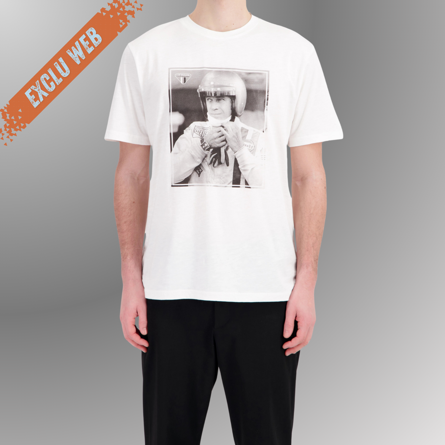 SMQ T-Shirt PORTRAIT - Blanc (Exclu Web)