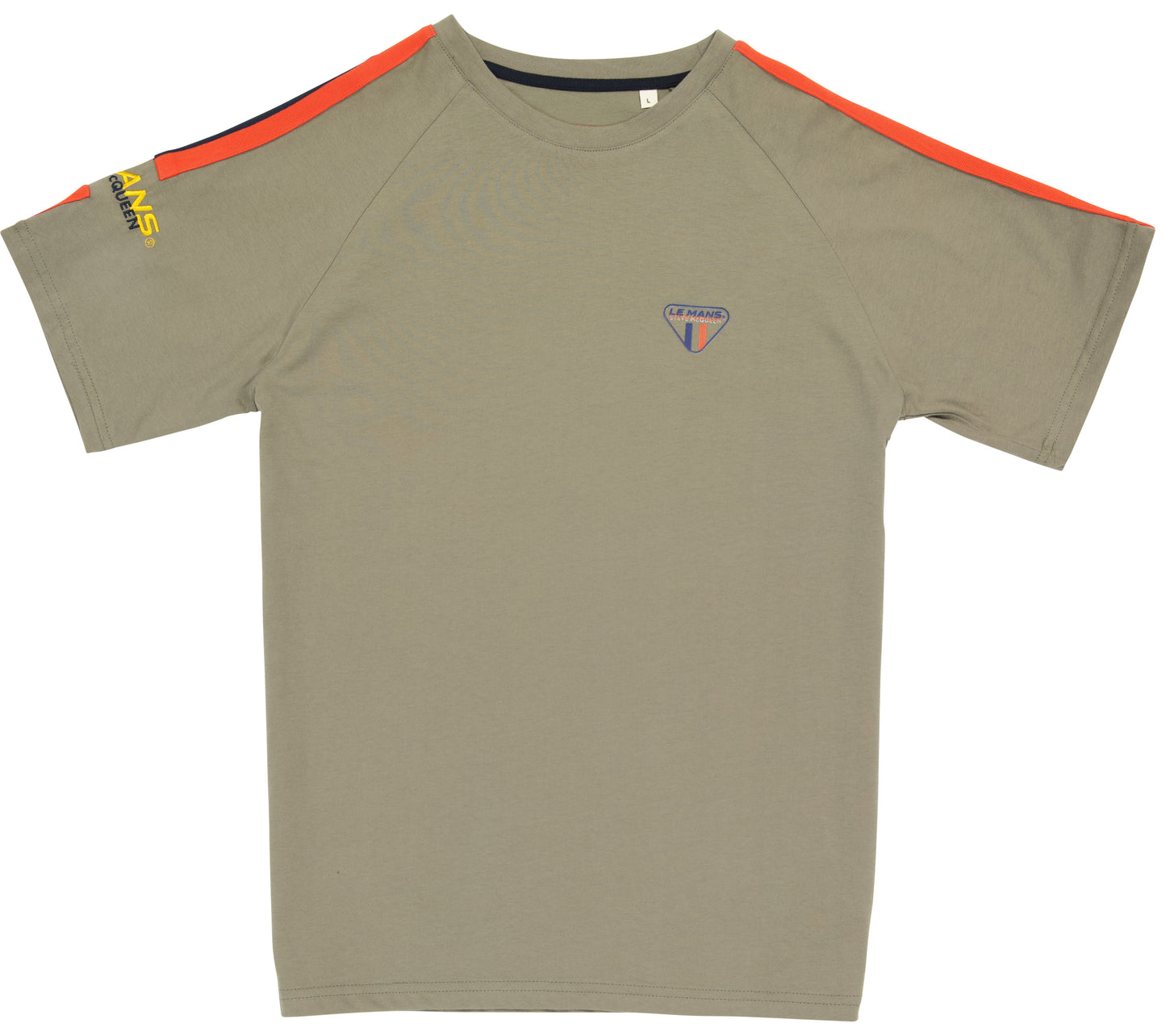 SMQ T-Shirt RACING - Kaki - Pau Motors Shop