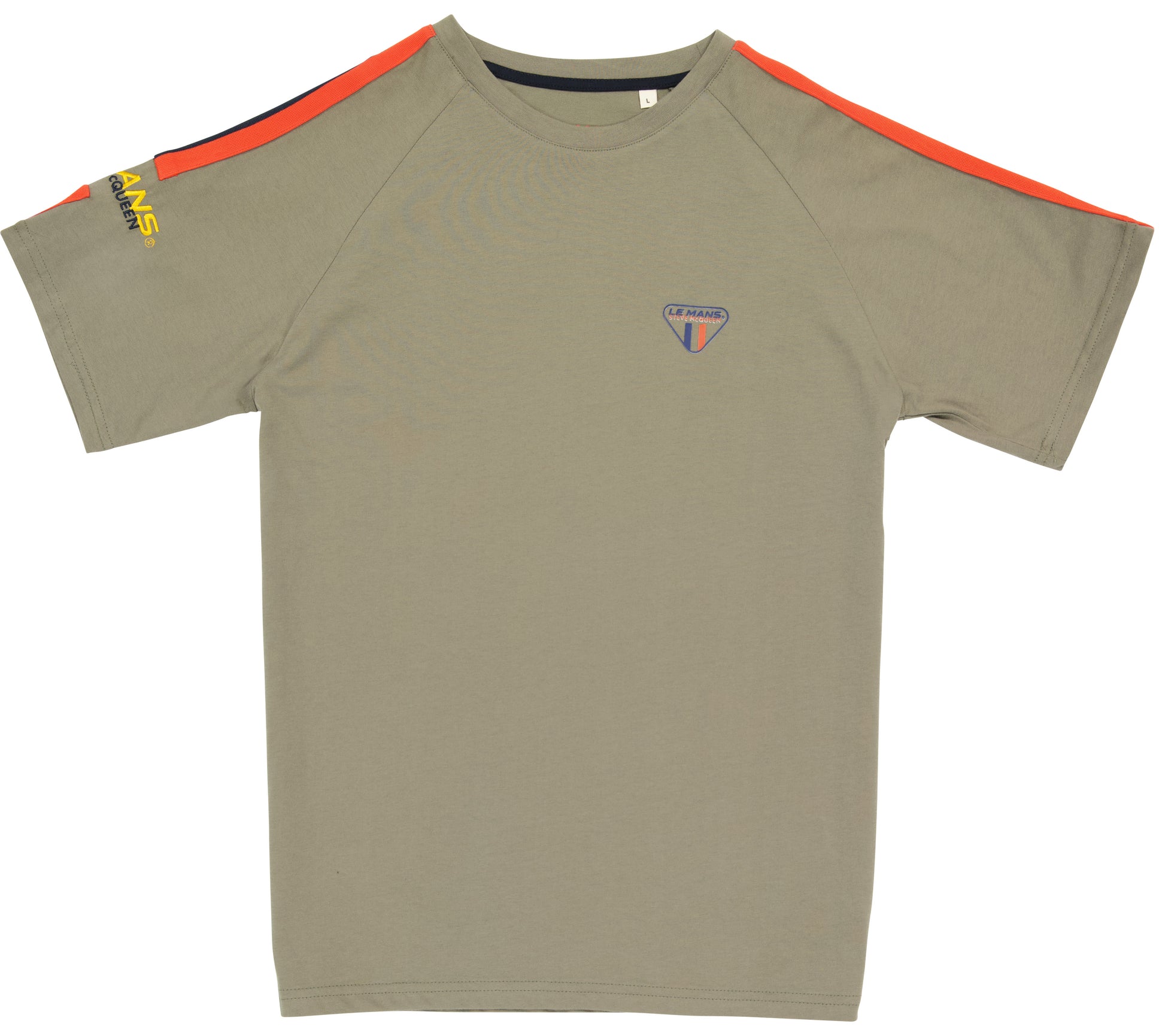 SMQ T-Shirt RACING - Kaki - Pau Motors Shop