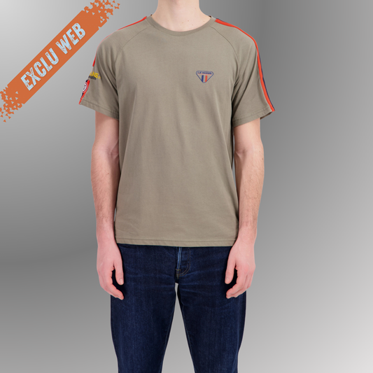 SMQ T-Shirt RACING - Kaki