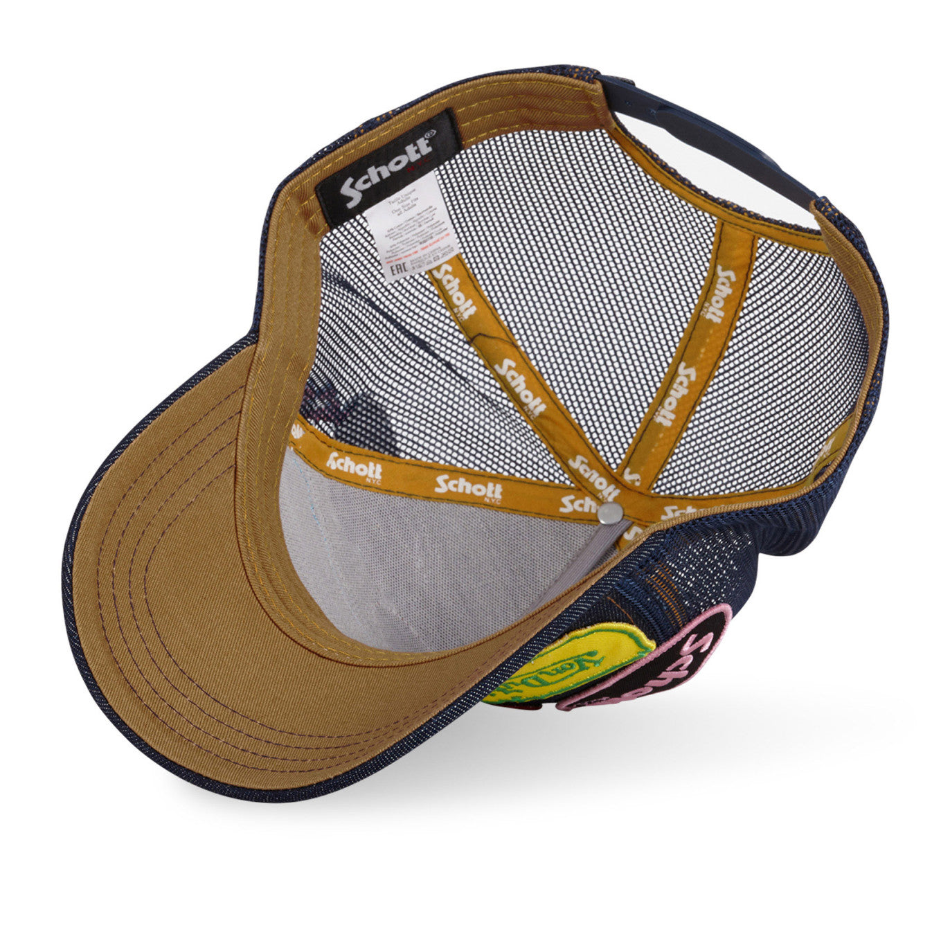 VD x Schott Casquette "Denim" - Pau Motors Shop